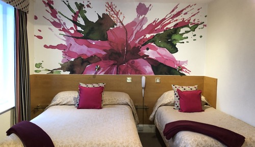 Habitación familiar, vistas al mar