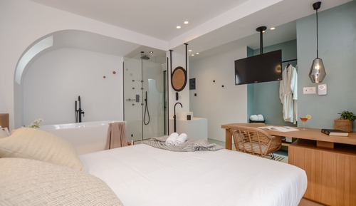 Design Room (Laertes Deluxe Double, Hydro massage Shower Jet, Bathtub)