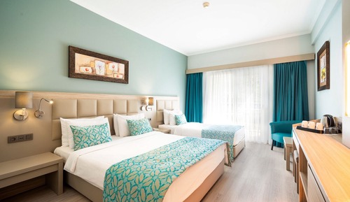 Habitación con 1 cama doble o 2 individuales