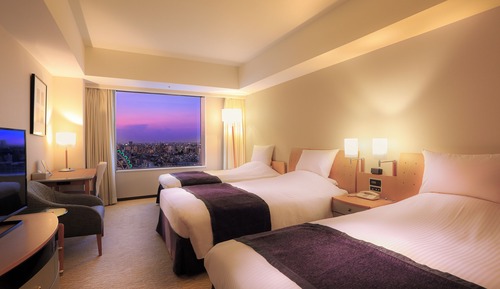 Habitación con 2 camas individuales, no fumadores (Xtrabed 23-25F,Kids 0-6y/o w BF fee)