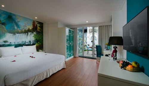 Suite junior, terraza, vistas a la ciudad