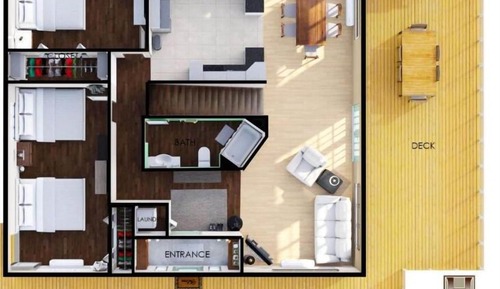 Casa, 3 habitaciones, vistas a la bahía