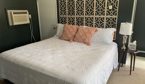 Habitación, 1 cama de matrimonio grande, frigorífico