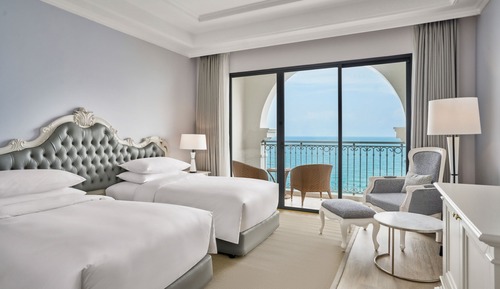 Habitación Deluxe, 2 camas individuales, no fumadores, vistas al mar (Balcony)