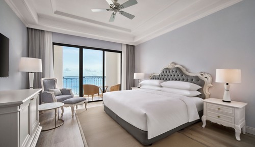 Habitación Deluxe, 1 cama de matrimonio grande, no fumadores, vistas al mar (Balcony)