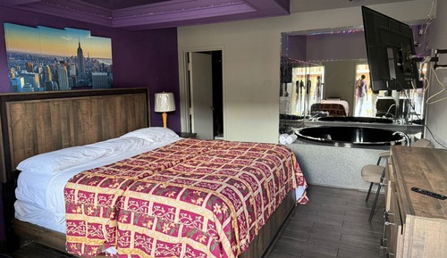 Habitación, 1 cama de matrimonio grande, fumadores, bañera de hidromasaje