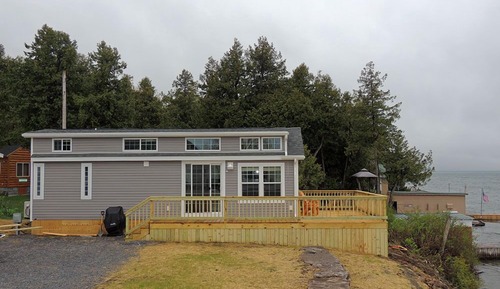 Casa móvil familiar, 1 habitación, vistas al río
