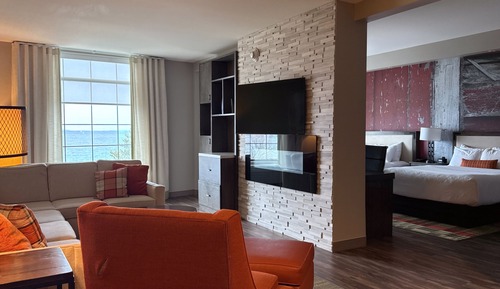 Suite, 2 camas de matrimonio, bañera accesible (Mobility)