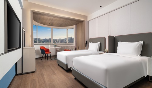 Habitación estándar, 2 camas individuales, vistas a la ciudad