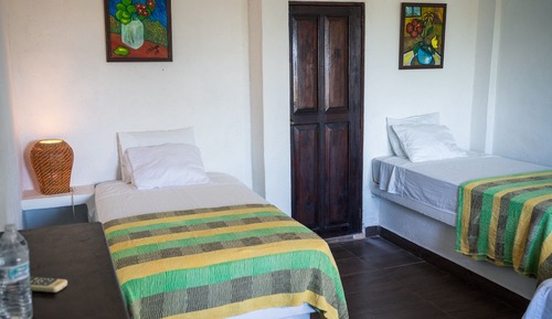 Habitación cuádruple familiar, vistas al mar