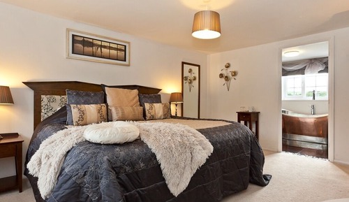 Habitación de lujo con 1 cama doble o 2 individuales, baño privado (Copper)