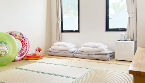 Habitación básica con 2 camas individuales, no fumadores (Japanese, 1-3 Occupants)