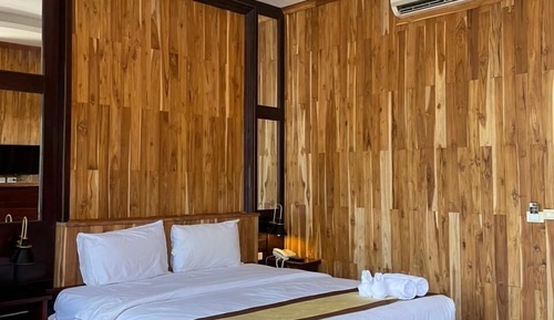 Habitación Deluxe doble, 1 cama doble, balcón, vistas al jardín