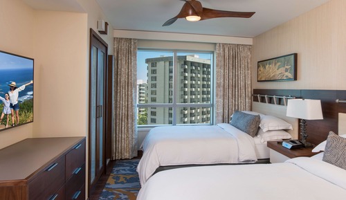 Suite, 1 habitación, vistas parciales al mar (2 Double Beds)