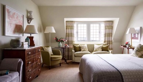 Habitación con 1 cama doble o 2 individuales, balcón