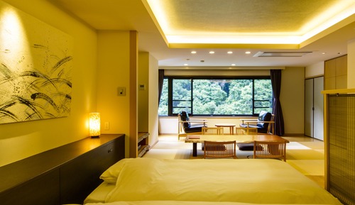 Habitación tradicional, vistas a la montaña (Seseragi)