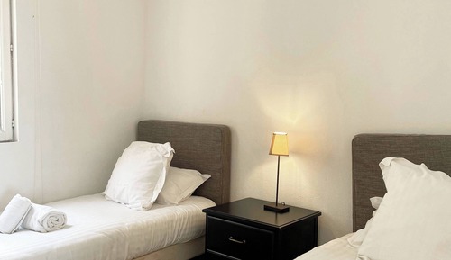 Apartamento Confort, 2 habitaciones, terraza, vistas parciales al mar
