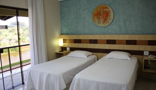 Habitación de lujo con 2 camas individuales, vistas al lago