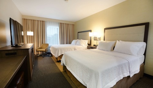 Habitación, 2 camas de matrimonio, no fumadores, frigorífico y microondas