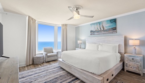 Apartamento, 2 habitaciones, vistas al mar, frente a la playa