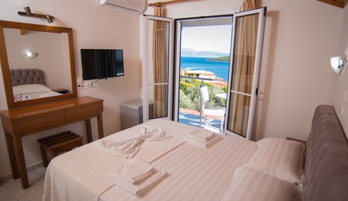 Habitación cuádruple familiar, vistas al mar