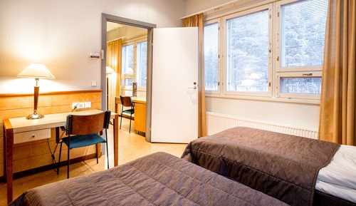 Habitación familiar, sauna