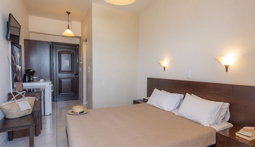 Habitación básica con 1 cama doble o 2 individuales, vistas al jardín