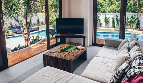 Villa de lujo, 4 habitaciones, vistas a la piscina, junto a la piscina