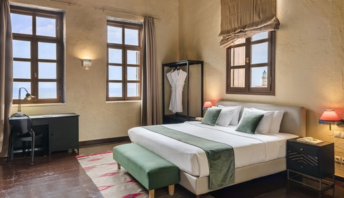 Habitación doble superior, 1 cama de matrimonio grande, vistas al mar ( 2nd floor)