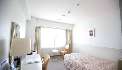 Habitación económica con 2 camas individuales, no fumadores, vistas a la montaña (Mt.Fuji)