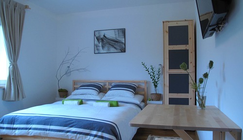 Habitación estándar doble, en la zona del jardín