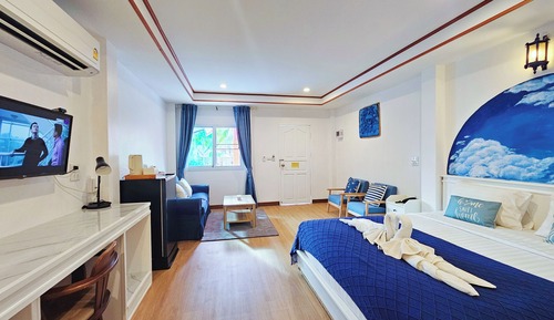 Habitación romántica, vistas al jardín