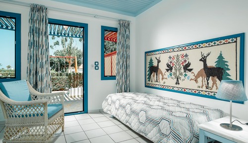 Apartamento familiar, vistas al jardín