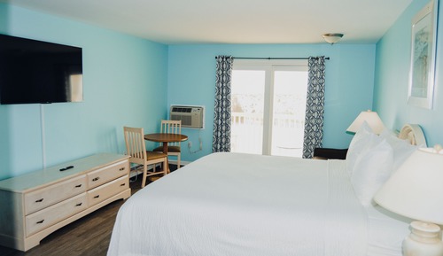 Habitación estándar, 1 cama de matrimonio grande, balcón, frente al mar (1st Floor )