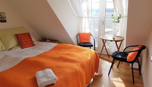 Habitación doble, balcón, vistas al valle