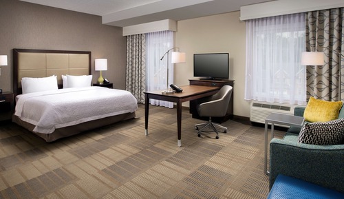 Suite estudio, 1 cama de matrimonio grande con sofá cama, no fumadores (Wet Bar)