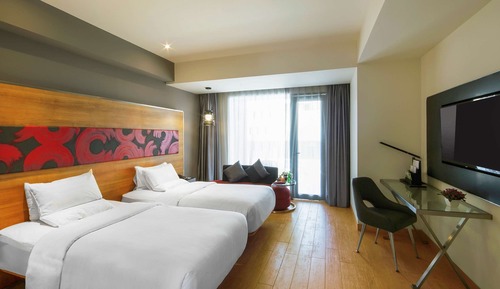 Habitación Deluxe, 2 camas individuales, balcón
