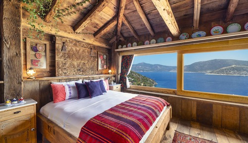 Habitación Premium doble, bañera de hidromasaje, vistas al mar