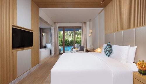 Habitación, 1 cama de matrimonio grande, no fumadores (Lagoon Pool)