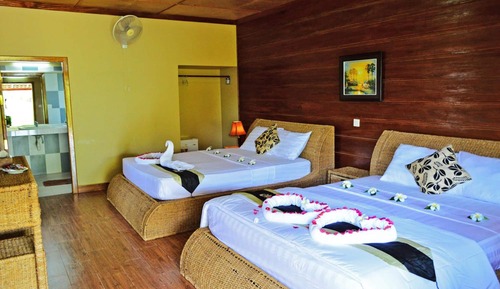 Bungalow familiar, 1 habitación, vistas al jardín