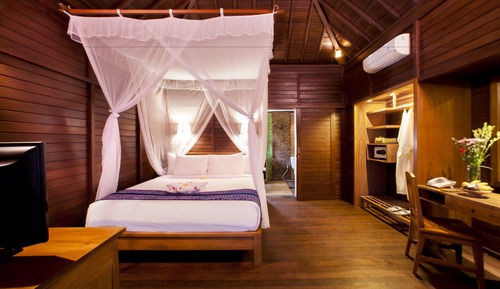 Villa Confort, 1 cama de matrimonio grande, balcón, vistas al jardín