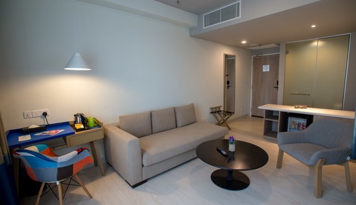 Suite familiar, 1 cama doble con sofá cama