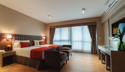 Estudio, 2 camas individuales