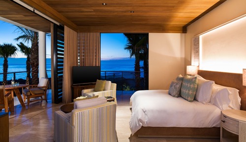 Habitación, 1 cama de matrimonio grande, frente al mar
