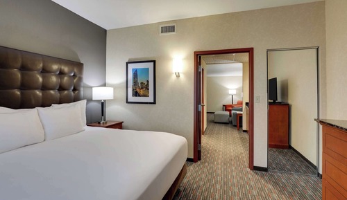 Suite, 1 cama de matrimonio grande, frigorífico y microondas (2 rooms, Sofa Bed)