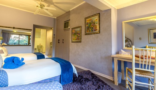 Habitación estándar con 2 camas individuales, 2 camas individuales, vistas al jardín