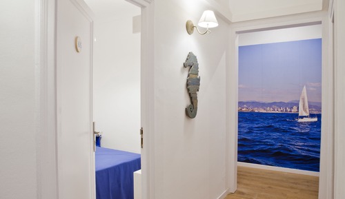 Habitación individual básica, baño compartido