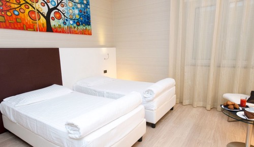 Habitación con 1 cama doble o 2 individuales