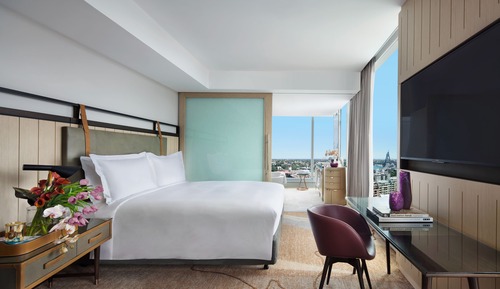 Habitación de lujo, 1 cama de matrimonio grande, en esquina (Club Millésime Benefits)