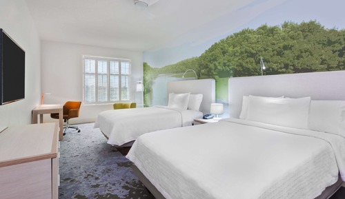 Suite, 2 camas de matrimonio, accesible para personas con discapacidad, bañera